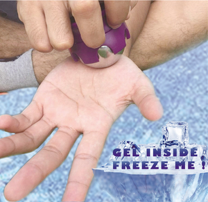 Produk baru bola pijat es baja tahan karat cryotherapy bola rol panas dingin bola pereda nyeri otot kaki tubuh terbuat logam - Product Image 6