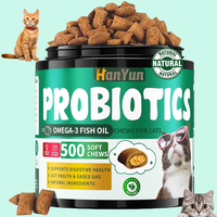 Probiotiques pour chats OEM, friandises molles, soutien immunitaire, digestion, nutrition, probiotiques pour animaux de compagnie, santé, friandises croquantes et crémeuses, compléments alimentaires pour chats