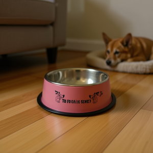 Ciotola per cani Mnj da 22 cm in acciaio inossidabile, piatto per cibo per animali domestici per cani e gatti - Product Image 1