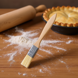 Pastry <b>Brush</b> With Wooden Handle 25mm For Baking And Pastry Tools - Product Image 3