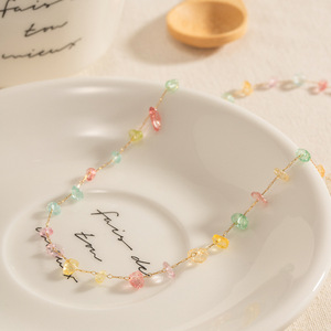 天然石ビーズネックレスセット女性用ファッションチェーン - Product Image 4