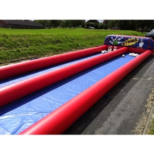 Jeux de <span class=keywords><strong>bowling</strong></span> gonflables géants pour enfants de 8x3m, jeux sportifs gonflables d'extérieur pour les événements des enfants - Product Image 3