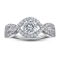 MuShan Sieraden 925 Sterling Zilver Ring Trouwring Valentijnscadeau Verguld Damesringen Fijne Sieraden