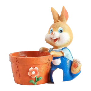 Vente en gros d'usine Résine Forme d'animal Cactus <span class=keywords><strong>Plante</strong></span> succulente Pot de fleurs Jardin Maison Décoration intérieure Cadeau de Noël Nouvel An - Product Image 6