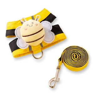 Arnés para gatos con diseño de abeja amarilla para pasear gatos, poliéster, uso en las cuatro estaciones - Product Image 5