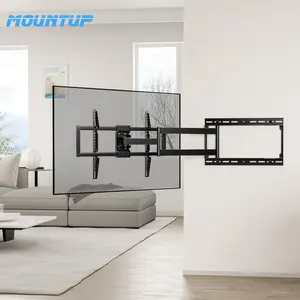 MOUNTUP 32''-70'' TV Holder Full Motion TV Mount With Swivel Tilt Max VESA 600x400mm Load Up To 40KG/88 LBS