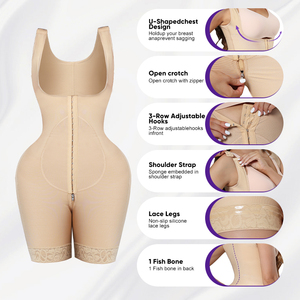 Faja <span class=keywords><strong>Colombiana</strong></span> Modellante Personalizzata da Fabbrica, Stadio 2, a Compressione Elevata, Effetto Clessidra, con Controllo Pancia e Sollevamento Glutei, con Apertura all'Inguine - Product Image 5