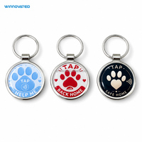 Etiqueta de Identificación para Mascotas WINNOVATED, Personalizada, de Silicona, Impermeable, con RFID/NFC 13.56MHz, para Regalos/Tarjetas de Visita y Control de Acceso