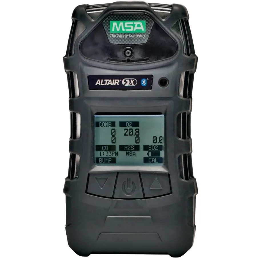 Thương hiệu mới và 100% gốc r MSA altair 5x multigas Detector 5 gas LEL O2 co H2S SO2