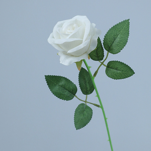 Cabeza de Flor Artificial de Terciopelo, Rosa de Seda para Decoración de Bodas, Regalos para el Día de la Madre, Rosa Artificial - Product Image 2