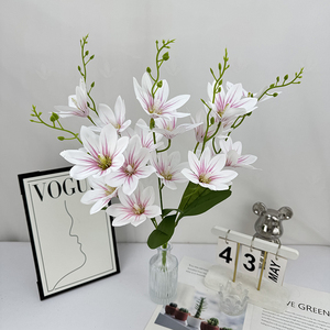 Têtes de fleurs artificielles Qianxi Qianxi <span class=keywords><strong>Mulan</strong></span> de haute qualité, décoration artisanale pour Noël, fête des mères, nouvel an, remise de diplôme - Product Image 3