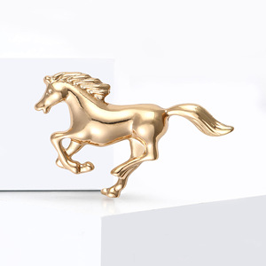 Broche De Caballo Vintage Para Mujeres, Niñas, Hombres, Tono