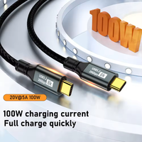 8K 60Hz 20Gbps USB 3,2 Gen 2 100W 20V 5A Carga rápida Tipo-C Transferencia DE DATOS Cable de audio y video para teléfonos móviles Monitor