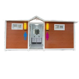 Toilettes portables en panneaux sandwich, modernes et écologiques, pour les attractions touristiques - Product Image 3