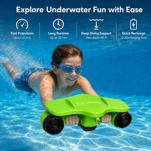 Scooter aquatique 600W, bateau, scooter sous-marin, navette sous-marine, équipement de plongée, hélice pour la plongée sous-marine, la natation, la plongée avec tuba - Product Image 6