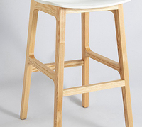 Chaises de bar modernes en bois, hauteur de comptoir, tabourets de bar personnalisés pour bar à domicile et hôtel, en promotion – Direct Usine