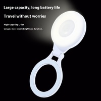 Lampe Selfie Magnétique Anneau Lumineux Portable pour Téléphone Enregistrement Vidéo Rechargeable Légère Lumière LED de Voyage pour Portable