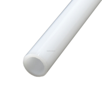 Tube en acrylique blanc laiteux à chaud, tube en plastique PMMA de 20 mm pour bande lumineuse LED, angle de faisceau de 360 degrés, sans points
