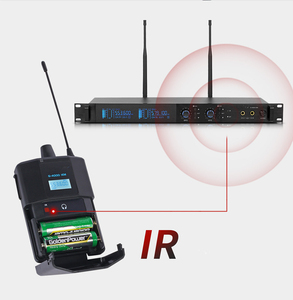 IEM 2 Kênh <span class=keywords><strong>Transmitter</strong></span> Cá Nhân Không Dây Trong Tai Monitor Hệ Thống Với 4 BodypackS - Product Image 3