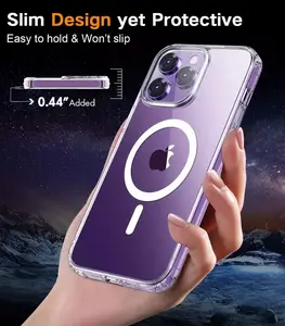 7 in 1 키트 원래 케이스 아이폰 14 13 프로 최대 자기 케이스 화면 보호기 카메라 렌즈 보호기