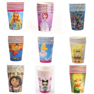 Articles de fête sur le thème de la beauté, décorations pour anniversaires d'enfants, événements, cadeaux de mariage, gobelets en papier à motif de bêtes sauvages - Product Image 1