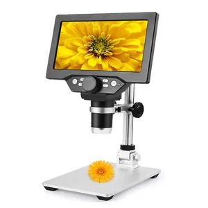 1200X Magnification USB Digital Microscope mit 8 LED Light 7 zoll LCD Video Camera für Kids Adults auf Teaching Coin Inspection