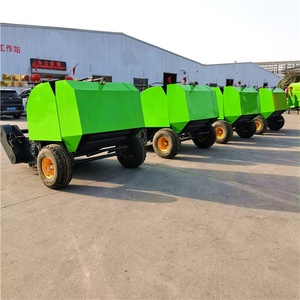 Tự động rơm thu Máy Nghiền màu xanh lá cây cỏ Baler Máy Ủ Chua gặt đập thông rơm Baler để bán - Product Image 5