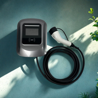 Pengisi Daya AC Cepat 7kW Baru yang Praktis Fitur Penjadwalan Cerdas Konektivitas Wi-Fi Indikator LED Multi-Warna Berperingkat IP54 untuk EV Domestik