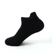 Chaussettes de sport athlétiques respirantes en maille à logo personnalisé, vente en gros, pour la course, avec amorti, coupe basse, marque privée, OEM