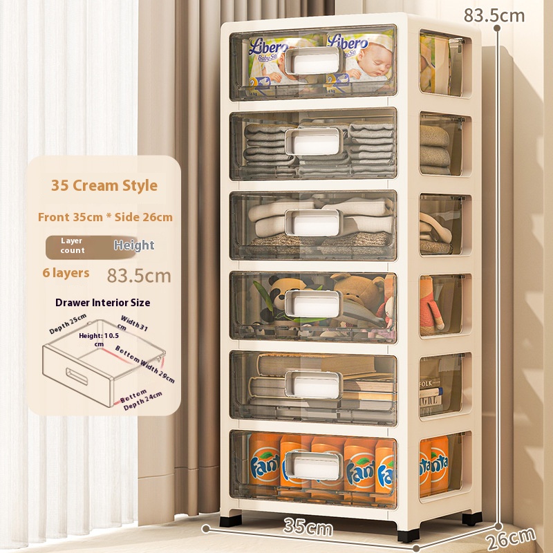 Color crema-sei strati