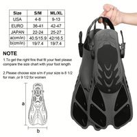 Fábrica de artículos para deportes acuáticos de 10 años, equipo de buceo, entrenamiento, tamaño adulto, fácil de poner y quitar, aletas de buceo para nadar