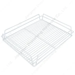 Bar Service Glassware Storage Basket White Wire Glass Basket