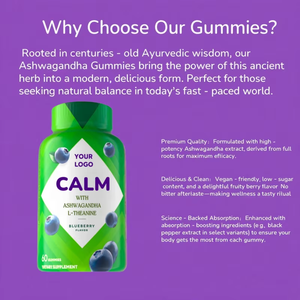 Chất chống oxy hóa tự nhiên hữu cơ kẽm Đen Maca gốc bổ sung <span class=keywords><strong>Panax</strong></span> <span class=keywords><strong>Ginseng</strong></span> chiết xuất bình tĩnh Gummies với L-theanine Ashwagandha ksm66 - Product Image 2