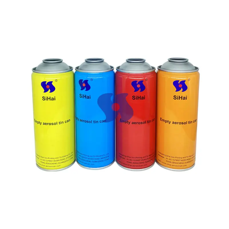 Vendita calda 65x158mm vernice per stampa CMYK Spray può ricaricabile schiuma da barba Aerosol può svuotare bomboletta aerosol