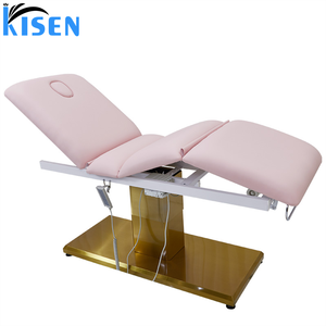 Hot Sale Luxury Salon Furniture Waxing Massage Table SPA Facial Pink Beauty Electric Treatment <b>Folding</b> <b>Bed</b> With 3 Motors - Product Image 5