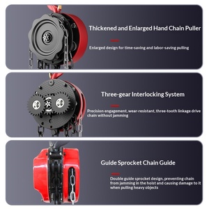 Alat Angkat Rantai HY Satu Ton, Mesin Pengangkat Rantai Kecil, <span class=keywords><strong>Hoist</strong></span> Manual, <span class=keywords><strong>Hoist</strong></span> Konstruksi - Product Image 3