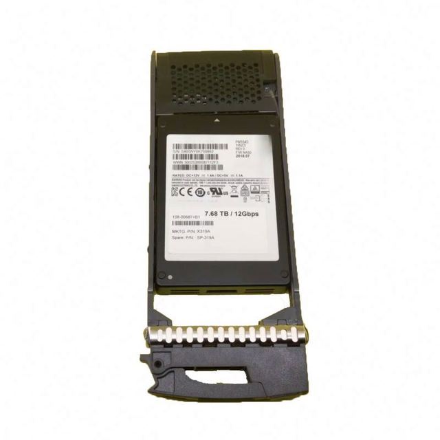 NetApp X319A-R6 7.6TB SSD 12Gb/s SSD Solid State Drive for Storage DS224C A220 A200 A700