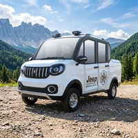 Nouveau véhicule utilitaire électrique à quatre roues, modèle entièrement fermé, double usage (transport de marchandises et livraison)