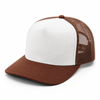 Casquette de camionneur avec logo personnalisé, casquette de baseball classique à visière plate en maille, casquette à 5 panneaux, casquettes de camionneur pour homme