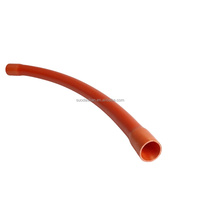 Conduit électrique transparent HD AS/NZS 2053 en PVC 20 mm 90 R180 mm, résistant aux UV, haute pression, durable, léger, non toxique