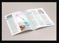 Brochure de haute qualité personnalisée Livret de catalogue Impression de magazines Impression d'édition de livres