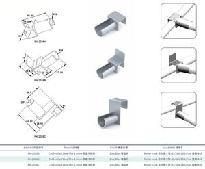 Nhà sản xuất hỗ trợ Heavy Duty kim loại Doanh <span class=keywords><strong>Bracket</strong></span> Con lăn bài hát cho 28 Mét Đường kính ống - Product Image 2