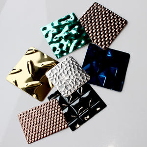 304 316 goffrato PVD foglio di colore per soffitto e pannello di parete stampato lamiera di acciaio inossidabile - Product Image 4