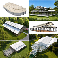 Tente d'événement en tissu d'extérieur KENTEN, tente géante pour événements, tentes connectées personnalisées pour occasions