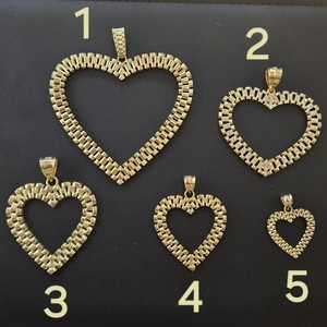 Очаровательная бабочка в форме сердца, 14 карат - Product Image 5