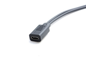<span class=keywords><strong>Cable</strong></span> de Extensión Divisor Tipo-C Hembra a Micro USB Macho + Tipo-B Macho, Material de PVC para Smartphones, Discos Duros Móviles, Datos - Product Image 5