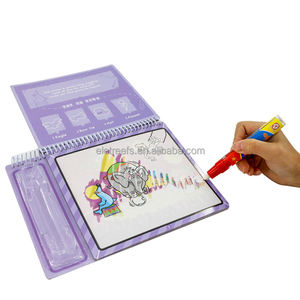 Baby Kids Custom 6 pagine dure riutilizzabili disegno da colorare Doodle giocattolo magico libro di acqua - Product Image 3