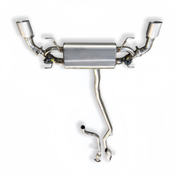 Hochwertiges Downpipe-Auspuffrohr für Alfa Romeo Giulia/Stelvio 2.0T Ss304 Valvetronic Auspuff Catback Schalldämpfer Leistungssteigerung