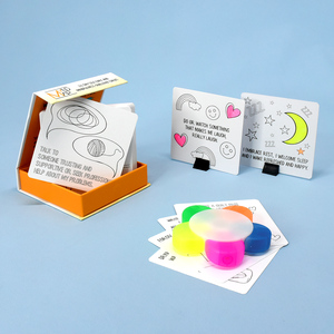 Personalizzato stampato a colori francese Conversation Party gioco domande carte per l'intrattenimento della famiglia in una scatola - Product Image 1