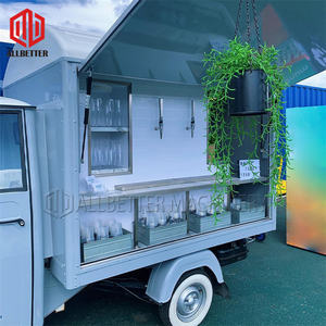 ファッション高級モバイルフードカートアイスクリーム自動販売カートコーヒーカートジュースフードトラックモバイルビールバー三輪車フードトラック - Product Image 4